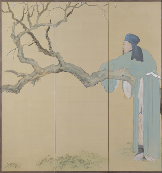 稲垣錦荘 『深渓幽処図』 [古美術こもれび] 骨董,掛軸,絵画の